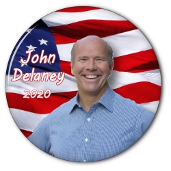 John Delaney 2020 3" campaign button